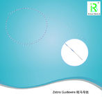 Urology Surgery Zebra Guidewire Stiff Nitinol 0.032 Inch Blue White PTFE Coated