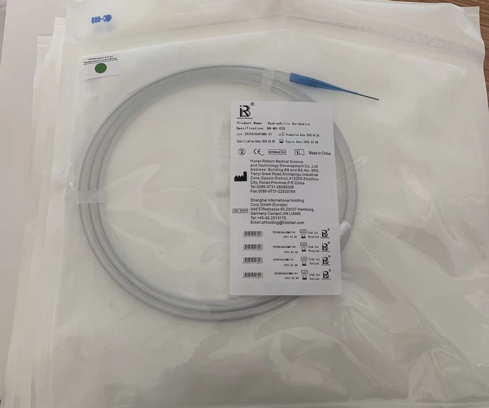 CE Certificate SS Hydrophilic Guidewire Black Color 0.032inch 0.035inch